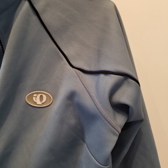 Pearl Izumi Cycling Jacket Blue Athletic Workout Long Sleeve Zip Closer Size M - Picture 6 of 12
